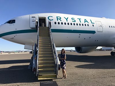 Crystal Cruises Presents Crystal Skye Private Jet